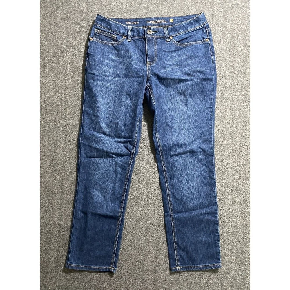 Faded Glory Quality Denim Women's Jeans Blue Size 12P